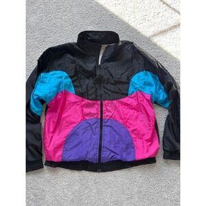 90's Vintage Lightweight track jacket Longstreet Missy Size Medium  Full Zip